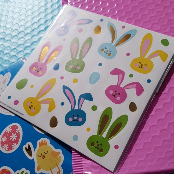 3/15$ 162 pcs Happy Easter Stickers (12 pages) - Picture 3 of 14